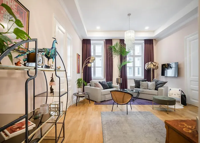 Apartament Bpr Adagio Design With A/c Budapesta